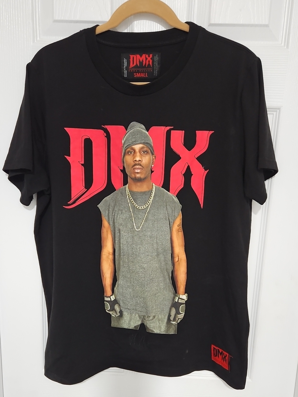 DMX Men’s Graphic Tee in Black with Red Logo